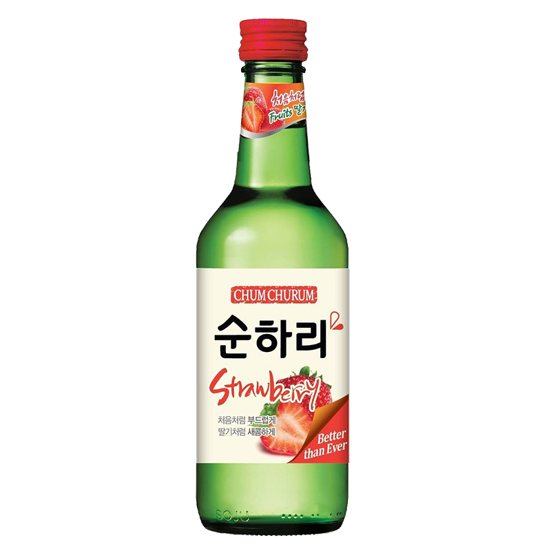 韓國燒酒初飲初樂-草莓360ml